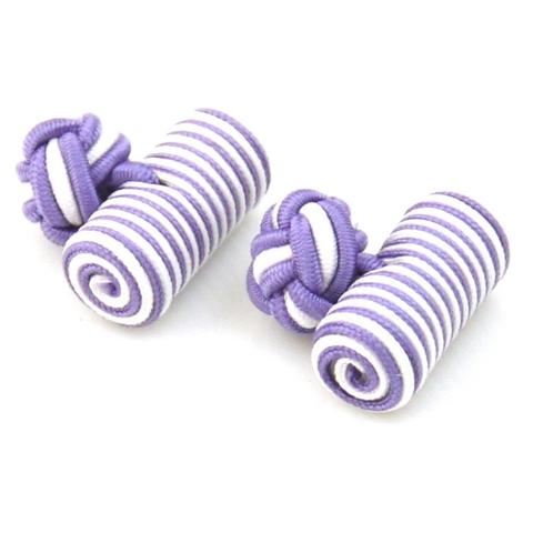 Manžetové knoflíčky elastické fialovobíle