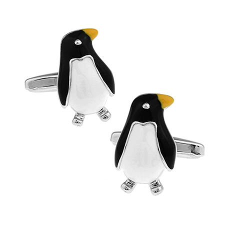 Manžetové knoflíčky s tučňákem