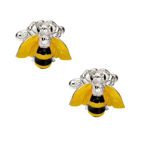 Manžetové knoflíčky včela - 1