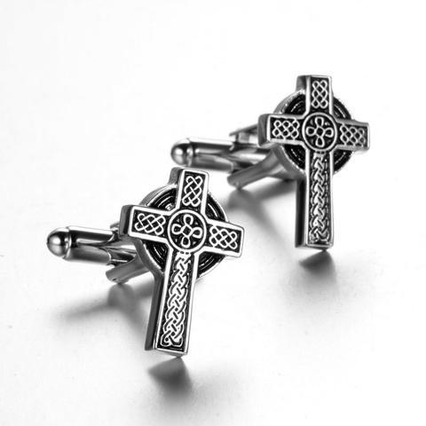 Manžetová knoflíčky keltský kříž