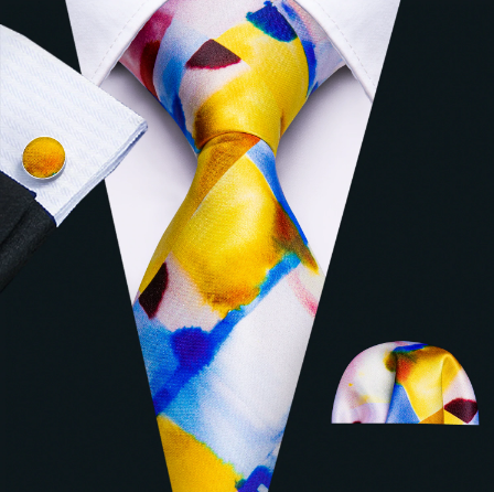 Manžetové knoflíčky s kravatou Muzy - 2