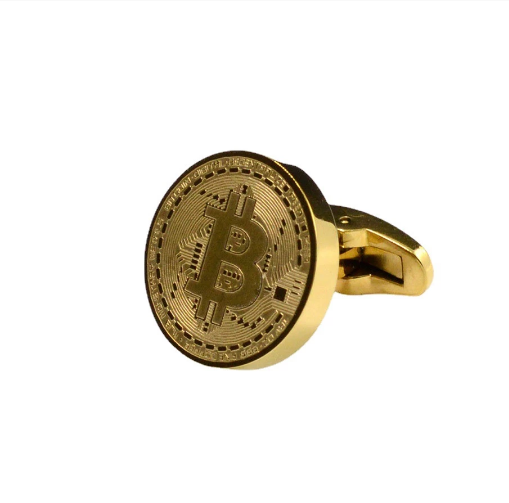 Manžetové knoflíčky kryptoměna Bitcoin